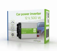 EnerGenie EG-PWC500-01, 12 V Car power inverter, 500 W, with USB port / 5V-1A 2
