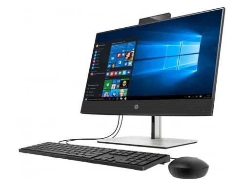Computer All-in-One HP ProOne 400 G6 24, 23,8", Intel Core i5-10500T, 8GB/512GB, Windows 10 Pro 64-bit, Negru