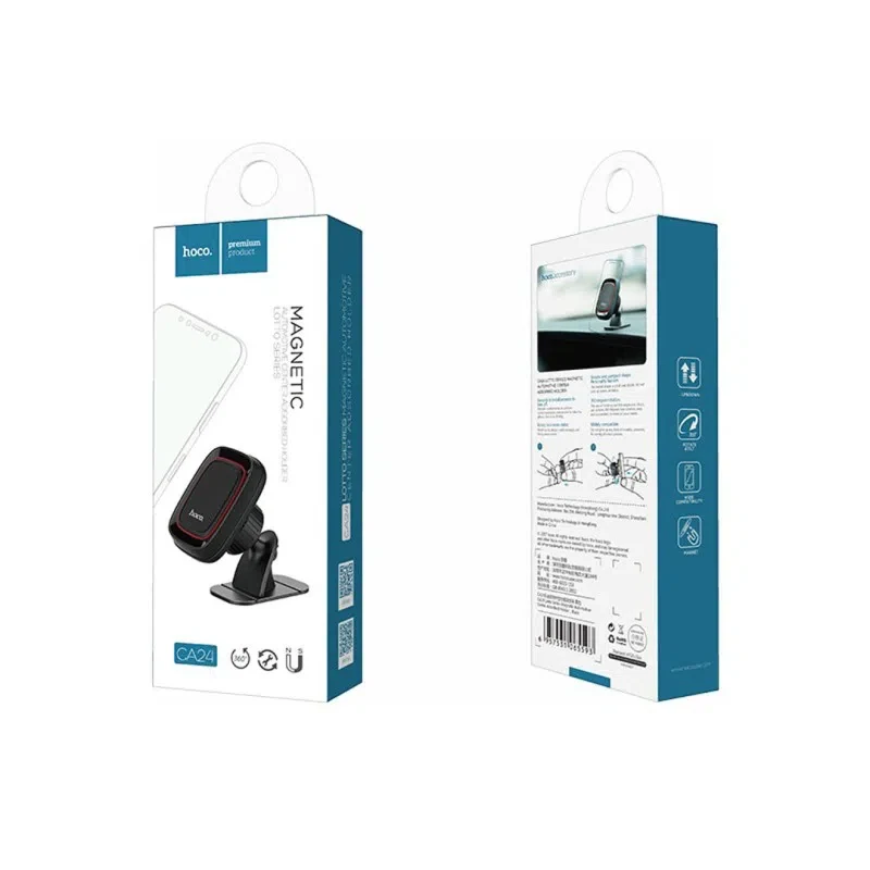 HOCO CA24 Lotto series magnetic automotive center adsorbed  holder Black 3