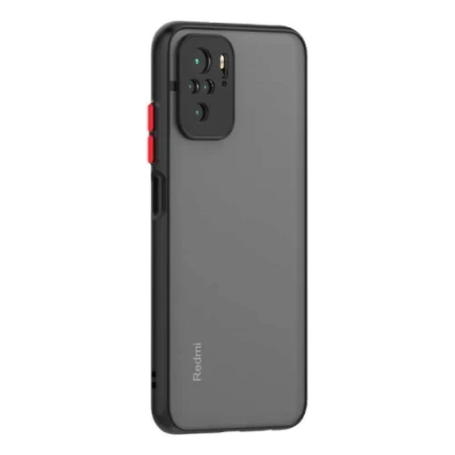 Shockproof armored matte case for Xiaomi Black