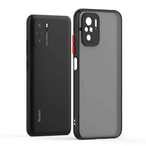 Shockproof armored matte case for Xiaomi Black