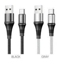 HOCO X50 Excellent charging data cable for Type-C Gray 6