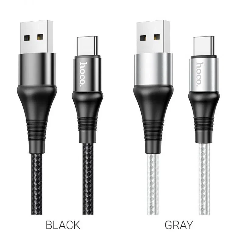 HOCO X50 Excellent charging data cable for Type-C Gray 6