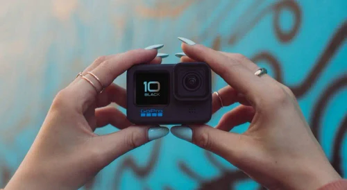 Профессиональная видеокамера GoPro Hero 10, Чёрный