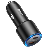 HOCO NZ3 Clear way 40W dual port PD car charger(Type-C) Black 4