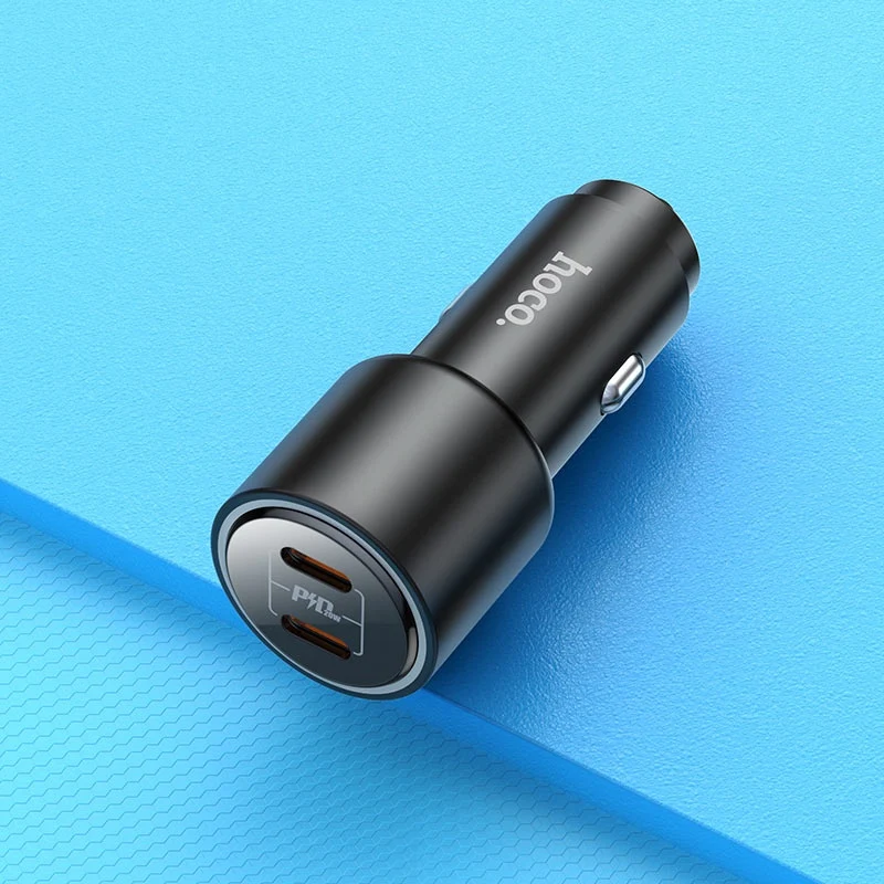 HOCO NZ3 Clear way 40W dual port PD car charger(Type-C) Black 3