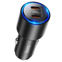 HOCO NZ3 Clear way 40W dual port PD car charger(Type-C) Black 2