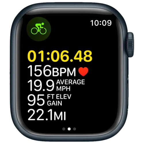 Apple Watch Series 7 Aluminum 41mm MKHQ3 (GPS+Cellular) Midnight