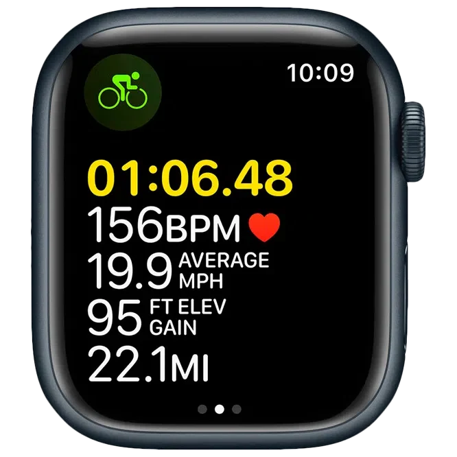 Apple Watch Series 7 Aluminum 41mm MKHQ3 (GPS+Cellular) Midnight 5