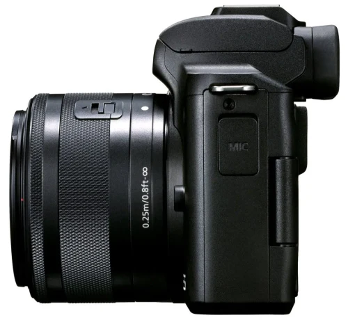 Системный фотоаппарат Canon EOS M50 Mark II Black + EF-M 15-45mm f/3.5-6.3 IS STM + EF-M 55-200mm f/4.5-6.3 IS STM