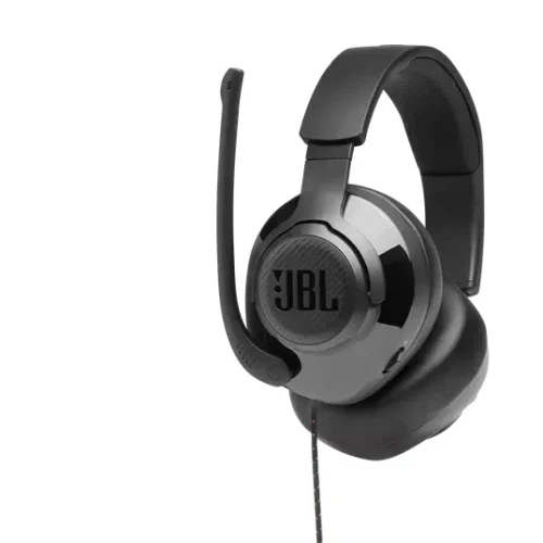 Игровая Гарнитура JBL Quantum 200, Проводной аналоговый, Чёрный