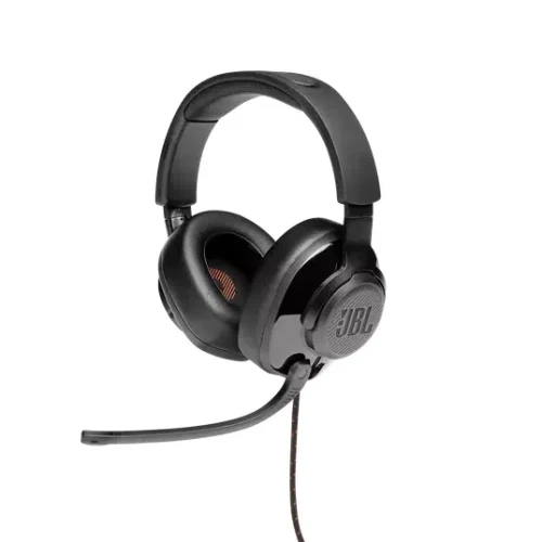 Игровая Гарнитура JBL Quantum 200, Проводной аналоговый, Чёрный