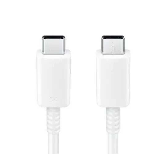 Cablu încărcare și sincronizare Samsung EP-DN975BWRGRU, USB Type-C (F)/Type-C, 1m, Alb 2