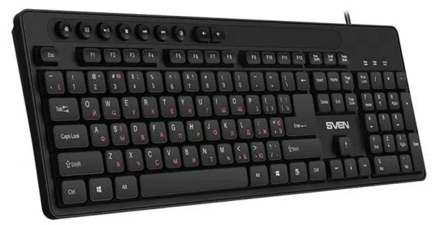 Клавиатура SVEN KB-C3060, Проводное, Чёрный 2
