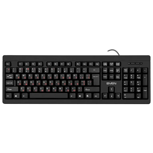 Клавиатура и Мышь Sven KB-S320C, Проводная, Черный