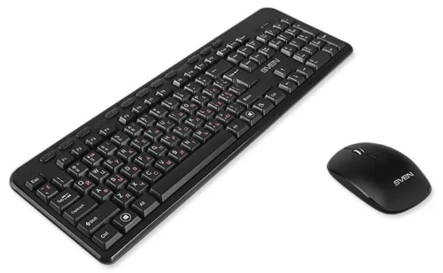 Клавиатура и мышь Sven KB-C3200W, Беспроводное, Черный