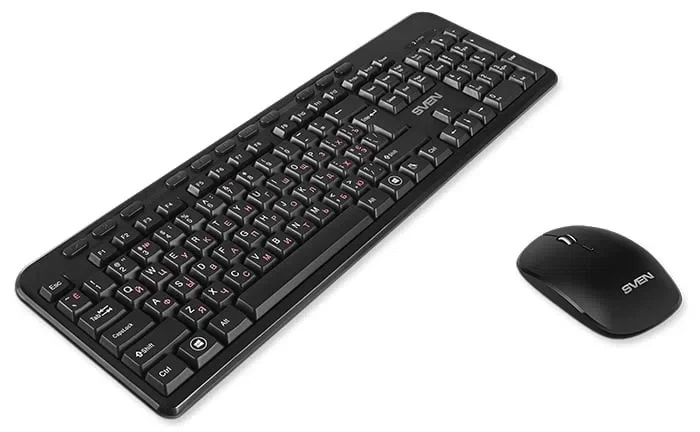 Клавиатура и мышь Sven KB-C3200W, Беспроводное, Черный 2