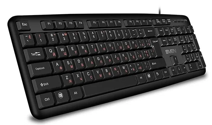 Клавиатура Sven KB-S230, Проводное, Черный 2
