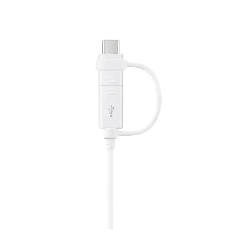 Кабель Samsung EP-DG930DWEGRU, USB-A to Micro-USB/USB-C, 1.5 м, Белый 2