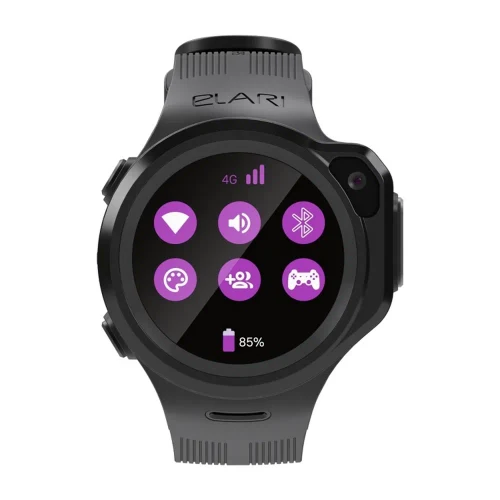 Детские часы Elari KidPhone 4GR, Чёрный