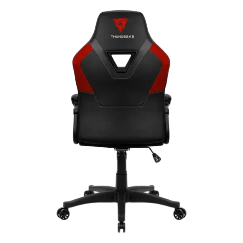 Scaun Gaming ThunderX3 DC1, PU Piele, Negru/Rosu