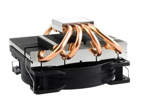 AC be quiet! "Pure Rock 2 Black" (19.1-26,8dBA, 1500RPM, 120mm, PWM, 150W, 4/6 mm Heatpipes, 580g.)