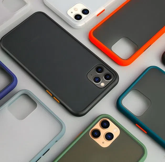 Shockproof armored matte case Black for iPhone 13 Series 7