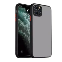 Shockproof armored matte case Black for iPhone 13 Series 3
