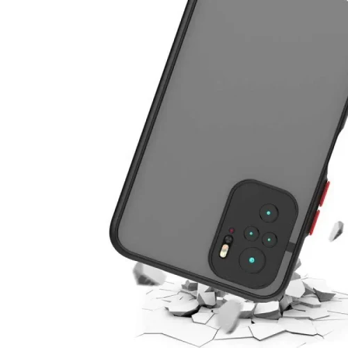Shockproof armored matte case for Xiaomi Blue
