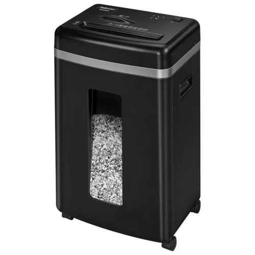 Fellowes Powershred® 450M, DIN Level P-5, Cross 2х12mm, Capacity 8sheets, Vol.22 lit Staples, DVD