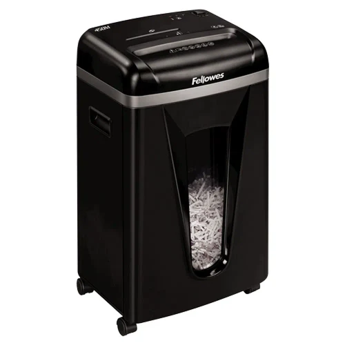 Fellowes Powershred® 450M, DIN Level P-5, Cross 2х12mm, Capacity 8sheets, Vol.22 lit Staples, DVD