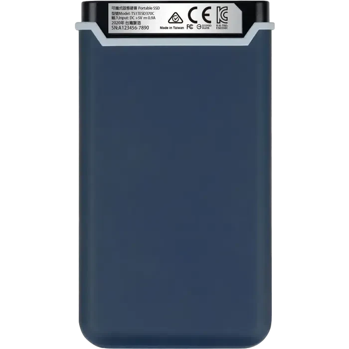 SSD portabil extern Transcend ESD370C, 1 TB, Albastru Marin 5