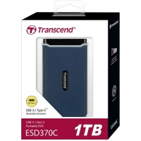 SSD portabil extern Transcend ESD370C, 1 TB, Albastru Marin 6