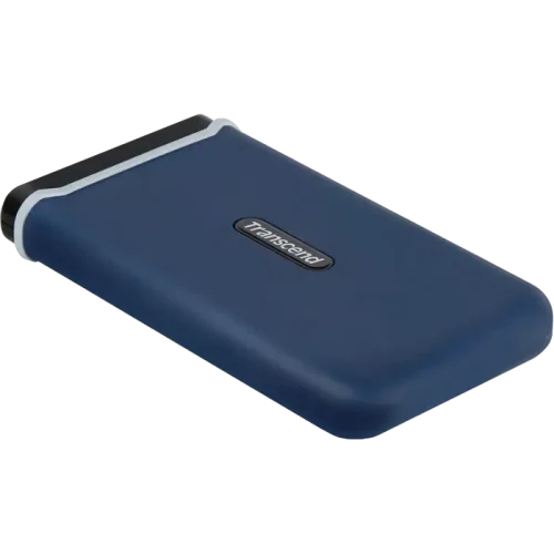 Внешний портативный SSD накопитель Transcend ESD370C, 1 ТБ, Морской Синий