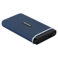 SSD portabil extern Transcend ESD370C, 1 TB, Albastru Marin