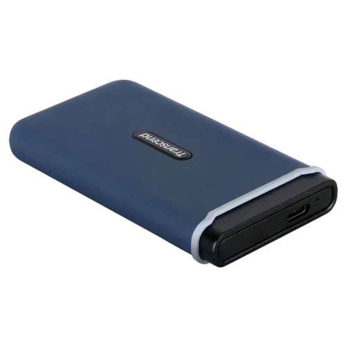 Внешний портативный SSD накопитель Transcend ESD370C, 1 ТБ, Морской Синий