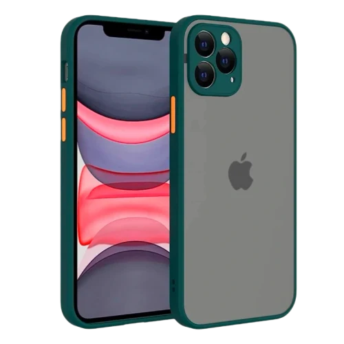 Shockproof armored matte case Green for iPhone 13 Series