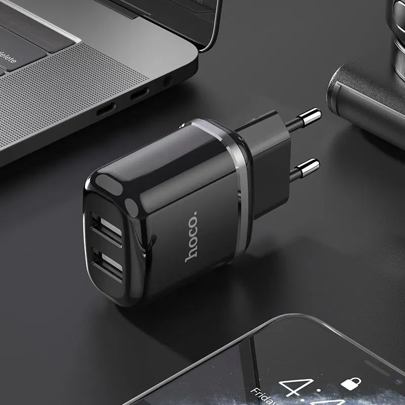 Hoco N4 Aspiring dual port charger(EU) 5