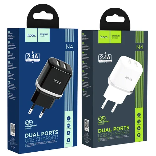 Hoco N4 Aspiring dual port charger(EU)