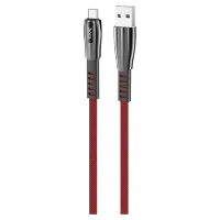 Cablu Hoco U70 Splendor Micro, USB-A to Micro-USB, 1.2 m, Roșu