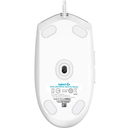 Мышь Logitech G102 Lightsync White