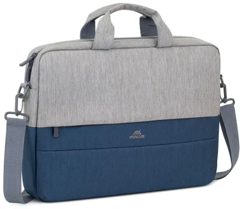 Geanta laptop Rivacase 7532 Gray/Dark Blue