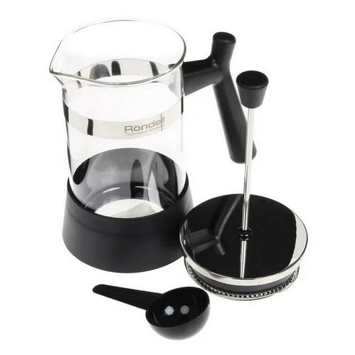 Френч-пресс Rondell RDS-426, 0,6л, Чёрный