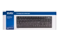Tastatură SVEN Standard 301, Cu fir, Negru 4