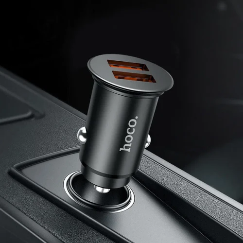 HOCO NZ1 Developer 36W dual port QC3.0 car charger Black