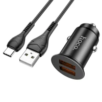 HOCO NZ1 Developer 36W dual port QC3.0 car charger Black 5