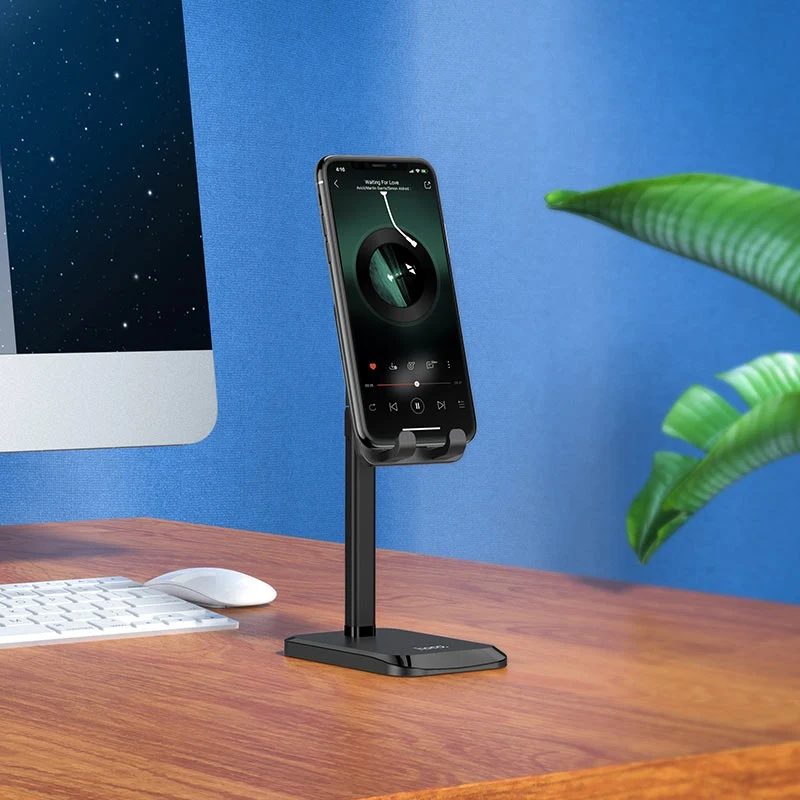 HOCO PH27 Stable telescopic desktop stand Black 4