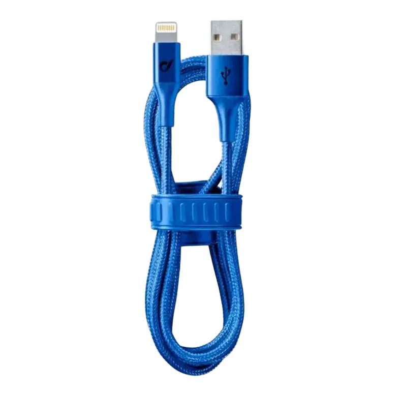 Кабель Cellularline Satellite MFI, USB-A to Lightning, 1 м, Синий 3
