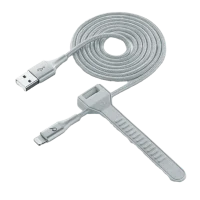 Кабель Cellularline Satellite MFI, USB-A to Lightning, 1 м, Серебристый 3