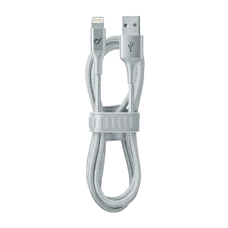 Кабель Cellularline Satellite MFI, USB-A to Lightning, 1 м, Серебристый 4
